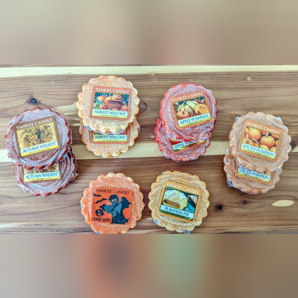 Yankee Candle Fall and Spring tarts and votives